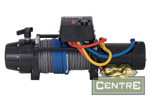 Лебёдка электрическая 12V Runva 9500 lbs 4350 кг высокоскоростная, влагозащищенная, синтетический тр