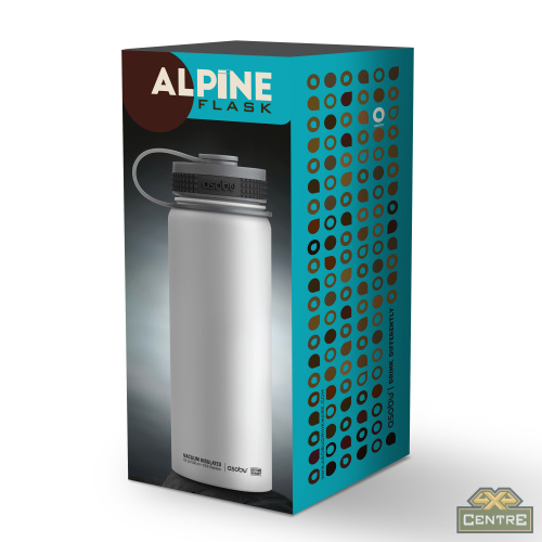 Термос ALPINE, 530 мл, голубой