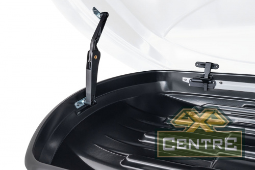 Бокс автомобильный на крышу Pentair COBRA 420L белый глянец, двусторонний