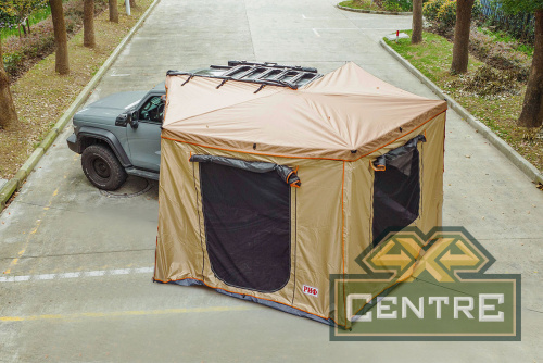 Стенки к автомобильной веерной маркизе (тамбур) РИФ 2х2 м (левая)