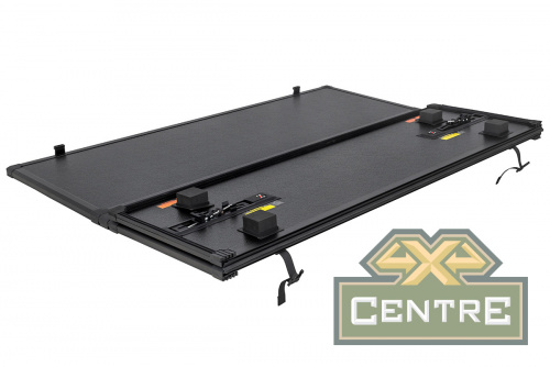 Крышка кузова Dodge Ram 2019, трёхсекционная, алюминиевая, черная (5,8 ft)