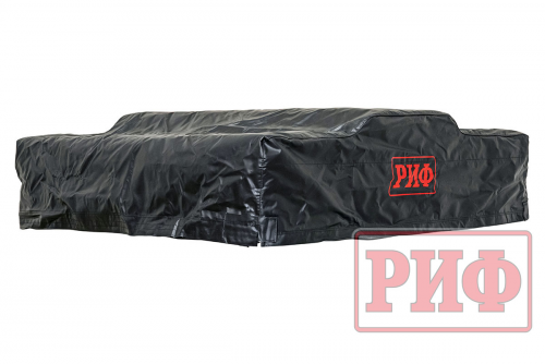Палатка на крышу автомобиля РИФ Soft RT02-160 PRO, тент серый, 400 гр., 160х(240+70)х115 см