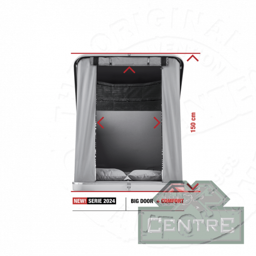 Палатка на крышу автомобиля AUTOHOME COLUMBUS VARIANT X-LARGE, тент серый, лестница 215 мм