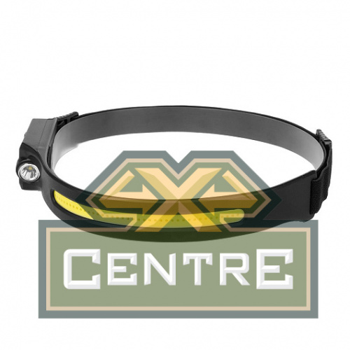 Фонарь налобный NISUS сенсорный LED-120 LM, COB-340 LM, IPX4, USB