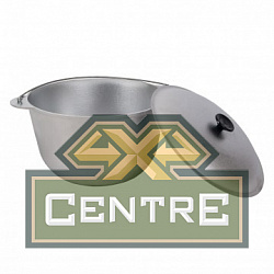 Казан походный с крышкой, 10 л, силумин, диаметр 30 см.