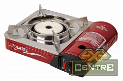 Плита газовая TOURIST SOLARIS PLUS портативная, керамическая, в кейсе