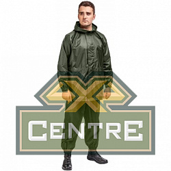 Костюм ветровлагозащитный HELIOS походный, зеленый р.60