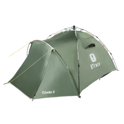 Палатка быстросборная BTrace Glade 3 (Зеленый)