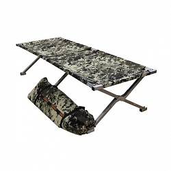 Раскладушка туристическая. "СЛЕДОПЫТ" в чехле, 1850х750х400 мм, труба оцинкованная 25х25 мм