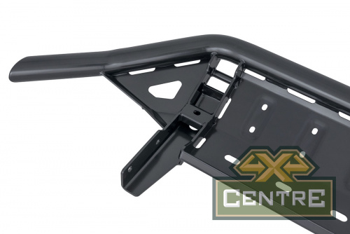 Бампер РИФ силовой передний Toyota Hilux 2020+, установка с площадкой под лебедку