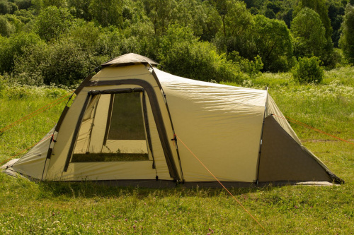 Палатка-автомат кемпинговая Maverick Family Comfort (бежевый / коричневый)