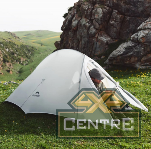 Палатка Naturehike Cloud Up UL Si 1-местная, алюминиевый каркас, серая