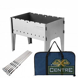 Мангал разборный ТОНАР (2 мм), + 6 шампуров, сумка в комплекте