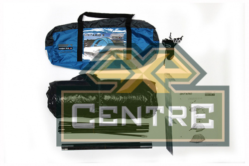 Палатка High Peak Ontario 3 305х180х120 см. (Синий/серый)