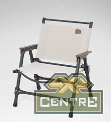 Кресло туристическое Naturehike, складное бежевое, нагрузка до 120 кг