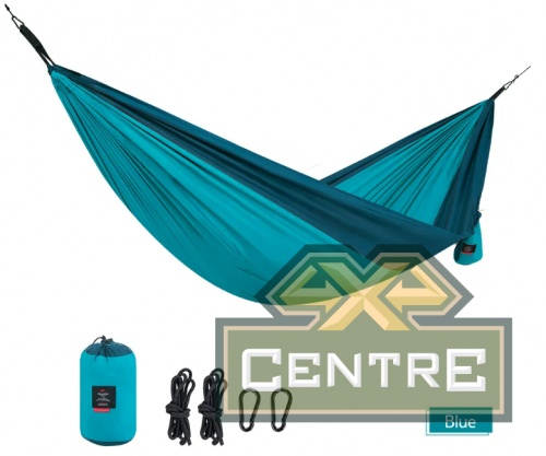 Гамак без планок Naturehike, туристический, нейлон голубой