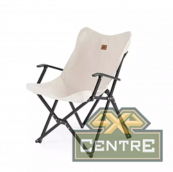 Кресло туристическое Naturehike складное, бежевое, до 120 кг