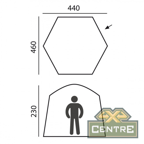 Палатка-шатер BTrace Castle быстросборная