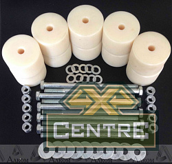 Боди лифт комплект 65 мм УАЗ Патриот капролон (d=70 мм) с крепежом (10 болтов М12x200)