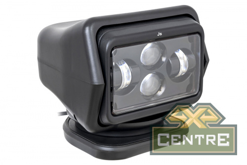 Фара-искатель 12V 60W LED с дистанционным управлением, черный,цок-H3 (180х180х175мм) на магните