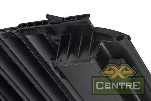 Крышка кузова Toyota Hilux 2015+, роллета раздвижная, алюминиевая, черная