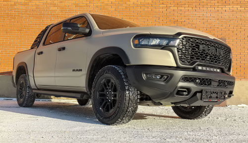 Площадка РИФ под лебёдку с защитой радиатора в штатный бампер Dodge Ram 1500 Rebel 2024+