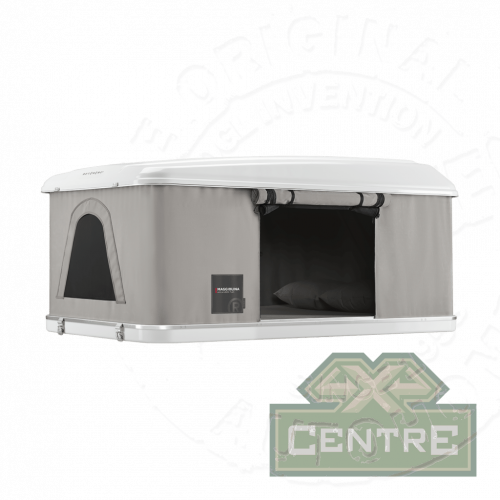 Палатка на крышу автомобиля AUTOHOME MAGGIOLINA AIRLANDER PLUS LARGE, серый тент, лестница 215 мм