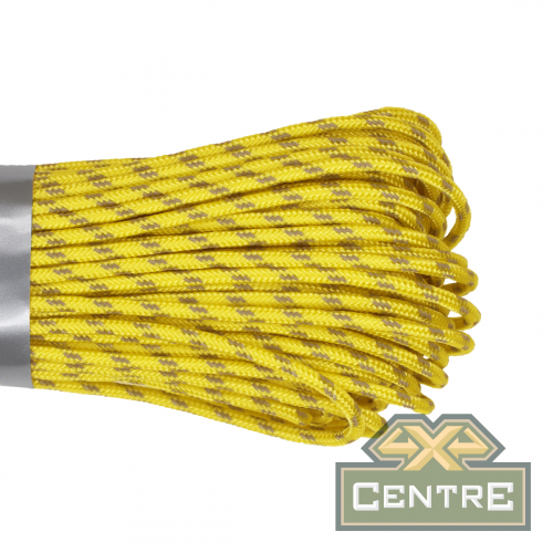 Паракорд 550 CORD nylon 10м световозвращающий (lemon)