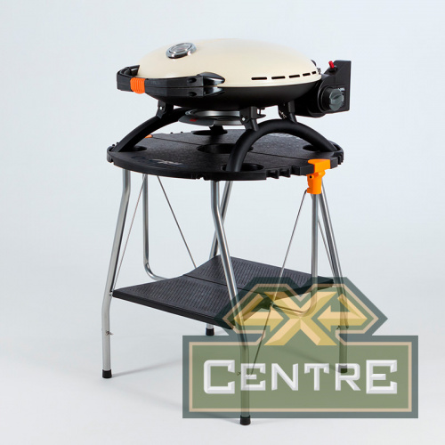 Гриль газовый O-GRILL 700T bicolor черный-кремовый (в комплекте адаптер тип А)