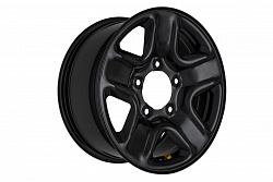 Диск усиленный Toyota Land Cruiser 100 стальной черный 5x150 8xR17 d110 ET+60