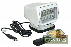 Фара-искатель 12V 50W LED с дистанционным управлением, белый (180х180х175мм) на магните
