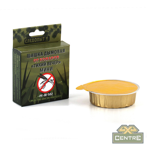 Шашка дымовая от комаров "СЛЕДОПЫТ - ТИХИЙ ВЕЧЕР Мини"