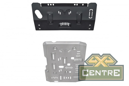 Защита Falcon радиатора, картера, РК, КПП для Toyota Land Cruiser 70 (бензин 2.8T/4.0L/4.5T (2015-) 