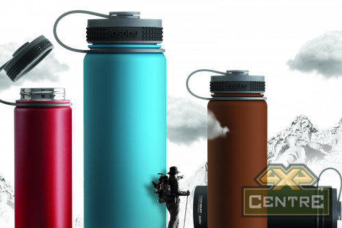 Термос ALPINE, 530 мл, голубой