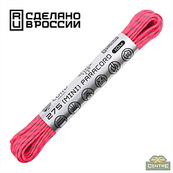 Паракорд 275 (мини) CORD nylon 10м световозвращающий (neon pink)