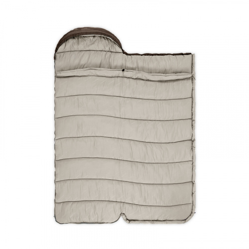 Мешок спальный Naturehike U150, 220х75 см, (ТК: +11°C), правый, серый