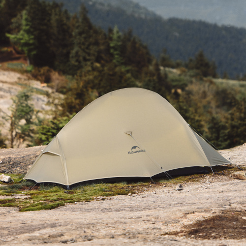 Палатка Naturehike Cloud Up Pro Si 1-местная, алюминиевый каркас, сверхлегкая, хаки