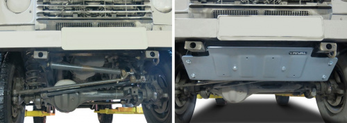 Защита рулевых тяг Land Rover Defender 90, 110, V - все (2007-2016)