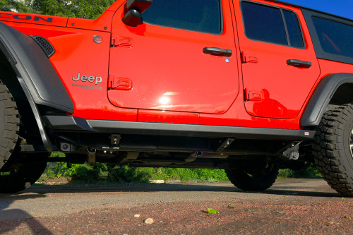 Пороги РИФ силовые Jeep Wrangler JL 2018+  (4 дв.)