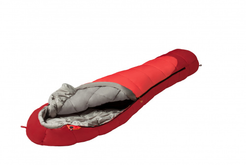 Мешок спальный (кокон-одеяло) ALEXIKA ICELAND (ТК: 0°C -6°C), красный, левый