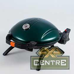 Гриль газовый O-GRILL 900МT bicolor черный-зеленый (в комплекте адаптер тип А)