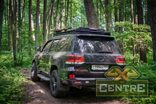 Багажник экспедиционный (платформа) алюминиевый РИФ 1200x2080 мм для Toyota Land Cruiser Prado 200 (
