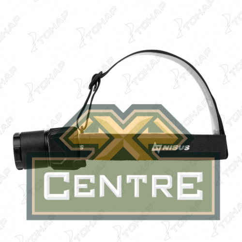 Фонарь налобный NISUS сенсорный 800 LM, IP43, USB