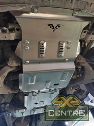 Защита РИФ радиатора, картера, РК, КПП для GWM Haval H9 (2015-2023), алюм. 8 мм