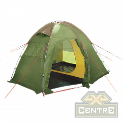 Палатка BTrace Newest 3, алюминиевый каркас (Зеленый)