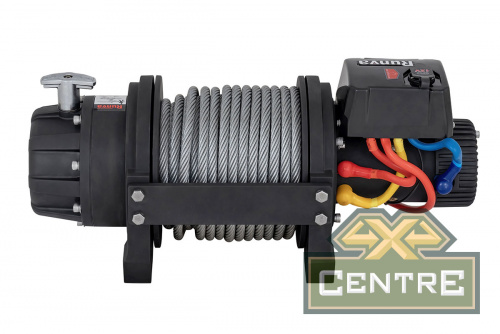 Лебёдка электрическая 12V Runva 25000 lbs влагозащищенная, стальной трос