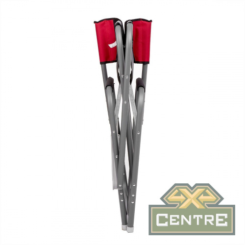 Кресло директорское NISUS MAXI с откидным столиком и подстаканником (серый/красный/черный)