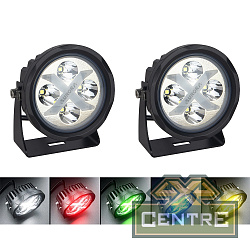 Светодиодные фары дальнего света AURORA 102 мм 40W LED