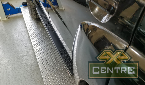 Пороги РИФ силовые Nissan Patrol Y61 2004+ (MКПП)