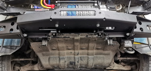 Площадка РИФ под лебёдку в штатный бампер Great Wall Poer